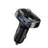 BASEUS car charger 2 x USB A + transmitter FM BT 3,4A S-09 CCMT000301 black